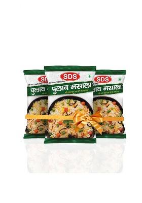 Sds Pulav/Pulao Biryani Masala - 50G (Pack Of 3) | Perfect For Biryani, Pulao, Fried Rice & Tawa Pulao Pure, Aromatic Natural No Preservatives Or Colors