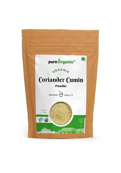 Pure Organio Organic Coriander Cumin Powder - Dhaniya Jeera (100 Gm)