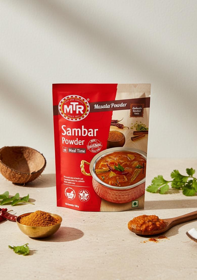 Mtr Sambar Powder | Traditional Masalas Authentic Recipe 100G
