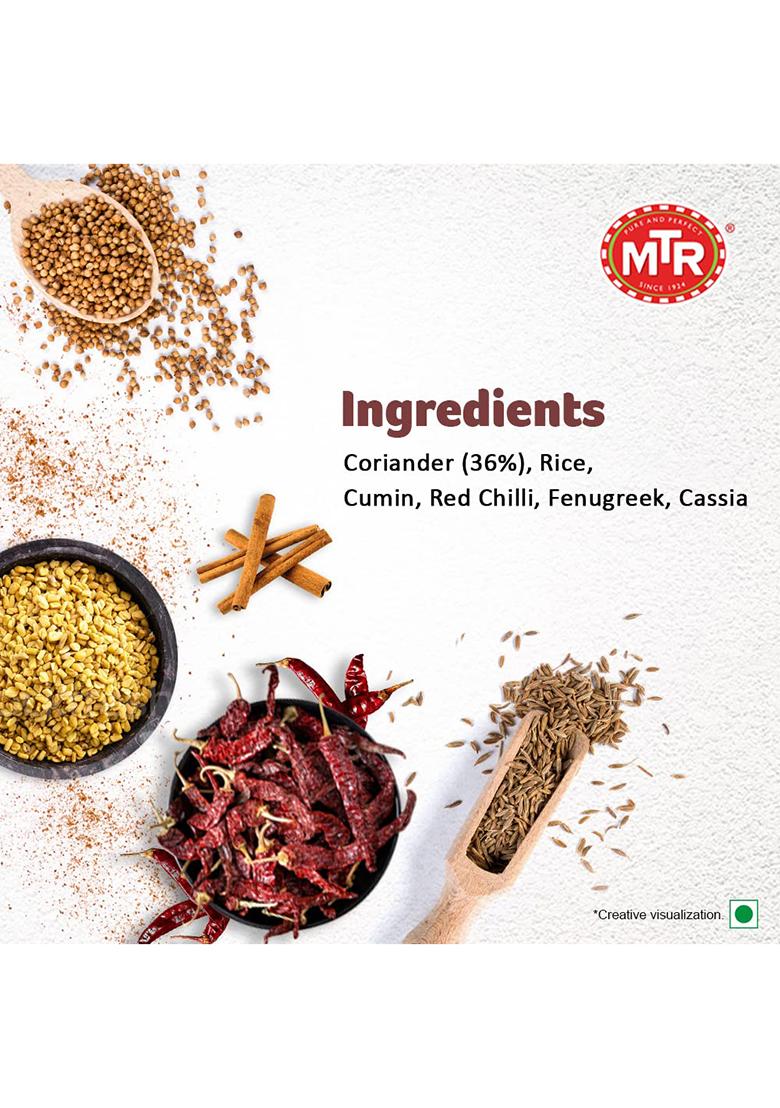 Mtr Sambar Powder | Traditional Masalas Authentic Recipe 100G