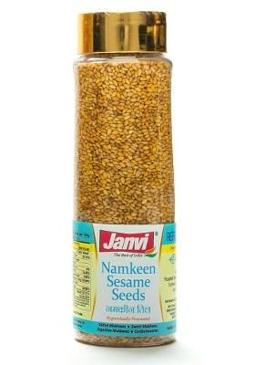 Janvi Foods Namkeen Roasted Til (190G) | Sesame Seed White