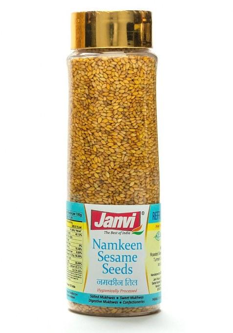 Janvi Foods Namkeen Roasted Til (190G) | Sesame Seed White