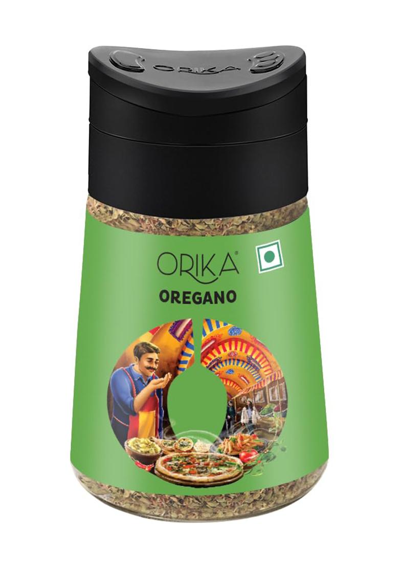 Orika Oregano Seasoning | Full Bodied Herbs Ideal For Pizza, Pasta, Marinades And Soups No Artificial Flavours Colours, 16 Gram