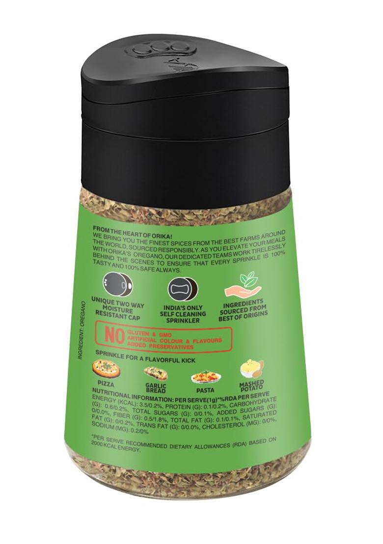 Orika Oregano Seasoning | Full Bodied Herbs Ideal For Pizza, Pasta, Marinades And Soups No Artificial Flavours Colours, 16 Gram