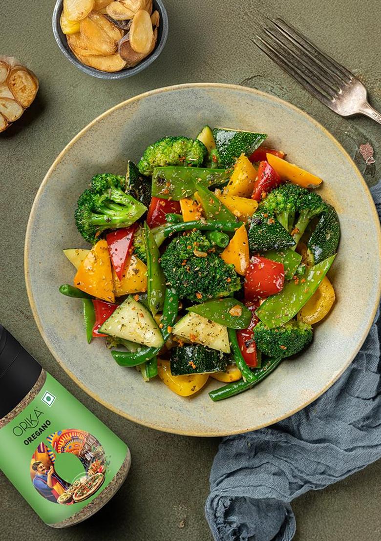 Orika Oregano Seasoning | Full Bodied Herbs Ideal For Pizza, Pasta, Marinades And Soups No Artificial Flavours Colours, 16 Gram