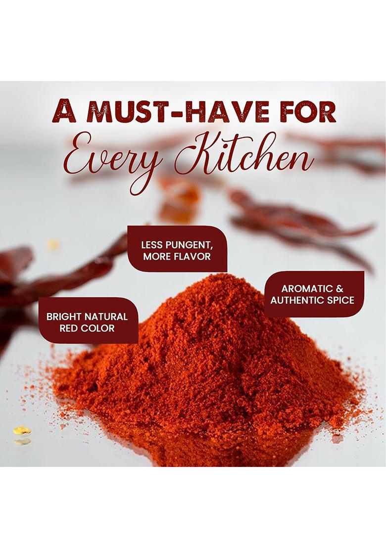 Shine Organic Kashmiri Red Chilli Whole 100Gm Sun Dried Lal Mirch With Rich Colour & Aroma Natural Spice For Cooking, Seasoning Pickles Kitchen Essential