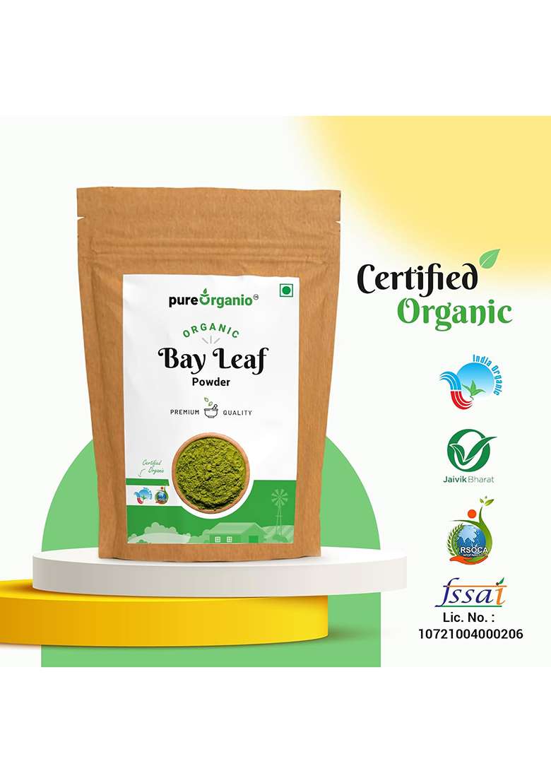 Pure Organio Organic Bay Leaf Powder (250 Gm) - Indya