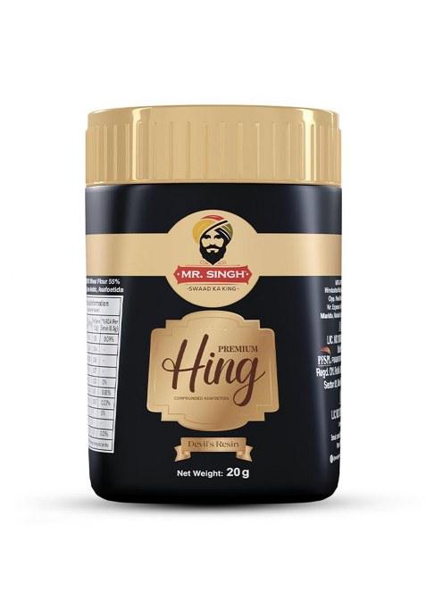 Mr.Singh Mr. Singh Premium Hing, Devil'S Resin Compounded Asafoetida, (20Gm)