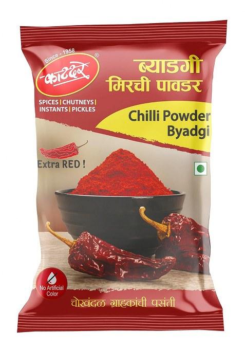 Katdare Byadgi Chilly Powder 500G | Kashmiri Lal Mirchi Powder| Rich In Red Colour Low Hotness|Fresh Mirch Spice No Additives |100% Pure & Authentic| Sundried