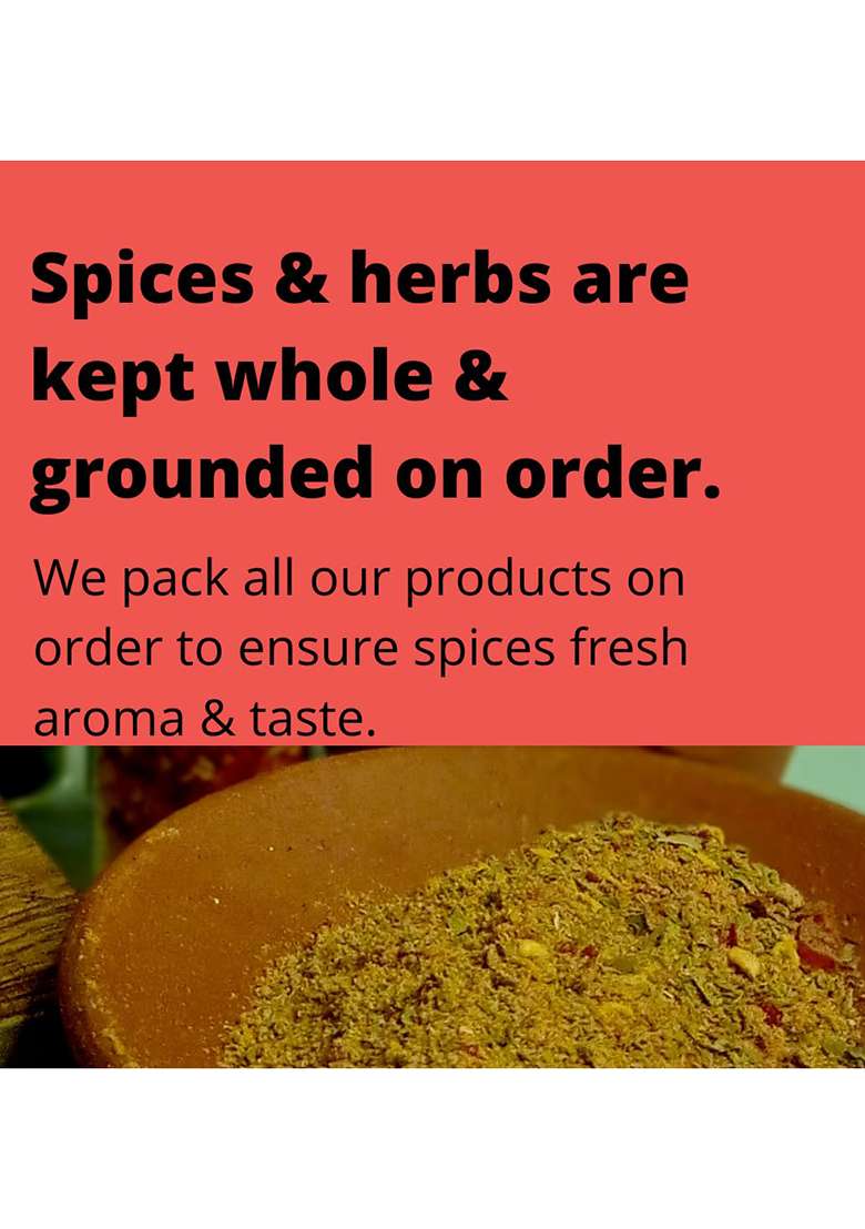 Indiana Organic Peri Seasoning - Preservative Or Flavor Enhancer Free, Packed On Order Freshly Made. 100 Gram, No Onion And Garlic - Indya