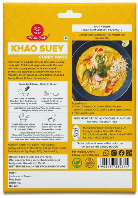 El The Cook Burmese Khowsuey Curry Paste
