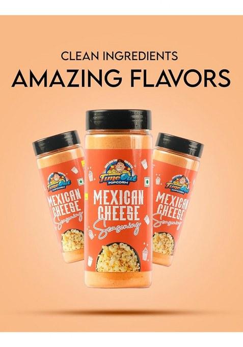 Time Out Popcorn Mexican Cheese Seasoning, Multi-Purpose Powder, And Snacks Flavoring,Pack Of 2, 100G Each