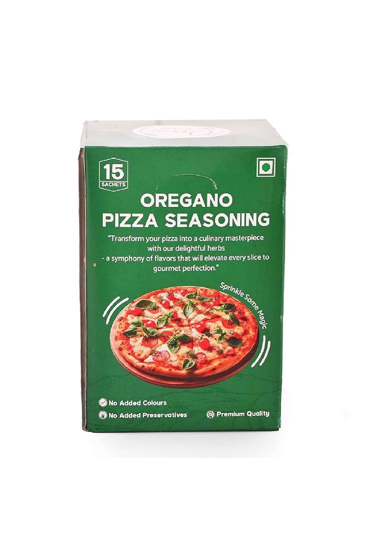 Orea Farm Oregano Pizza Seasoning Sachets, 15 Sachets Inside Of 10G (150G) Box - Indya