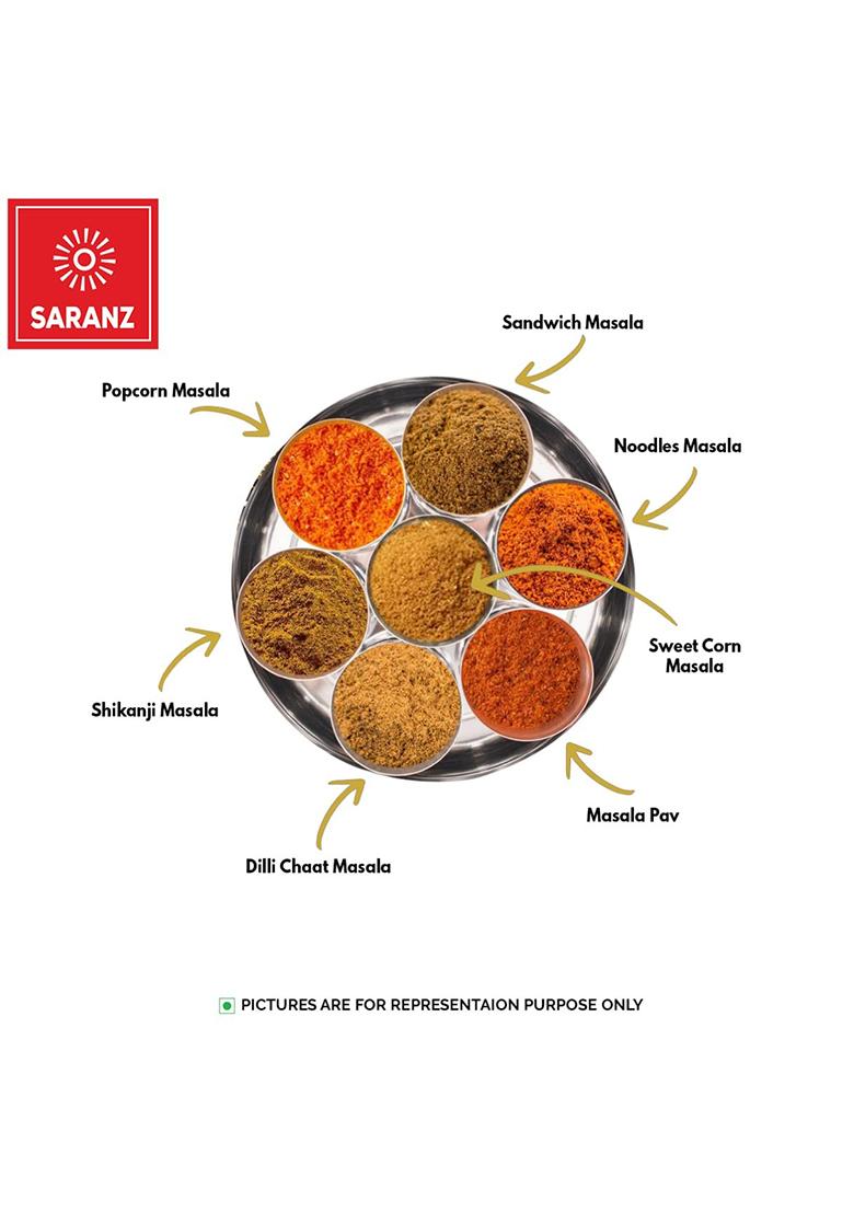 Saranz Chettinad Masala | Perfect For Instant Cooking Tamil Nadu Popular Used Marinades, Meat, Chicken, Mutton, Curry, Soup, Or Sprinkle Before Roasting -100 Gm Bottle