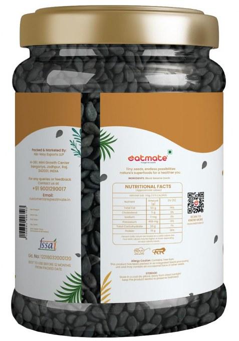 Eatmate Premium Black Sesame Seeds