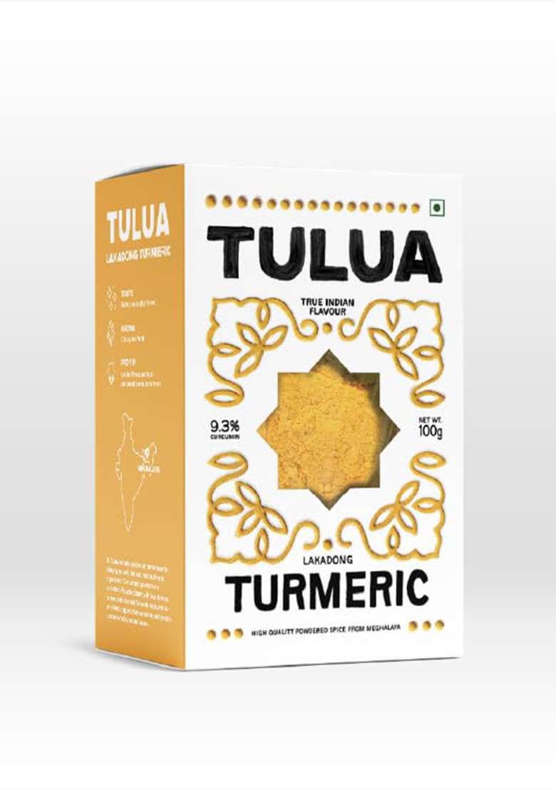 Tulua Natural & Organic Ground Spices Masala Combo Pack Of 4 | Lakadong Turmeric Powder, Guntur Chilli Kashmiri Coriander Powder (1X100Gm Each) - Indya