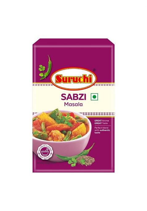 Suruchi Premium Sabji Masala - 50G | Perfect Spice Blend For Vegetable Curries Aromatic & Flavorful 100% Natural Ingredients (Pack Of 1)