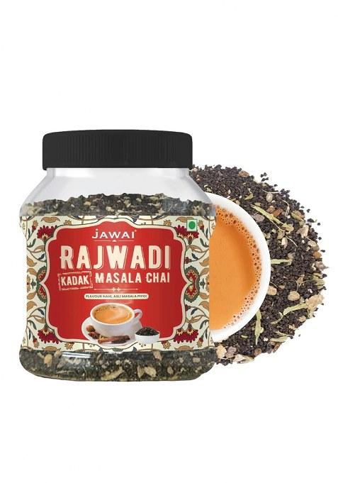 Jawai Rajwadi Kadak Masala Chai | Black Tea Ctc With 5 Immunity Boosting Spices Patti 100% Natural Flavour Nahi Asli Piyo 250 G