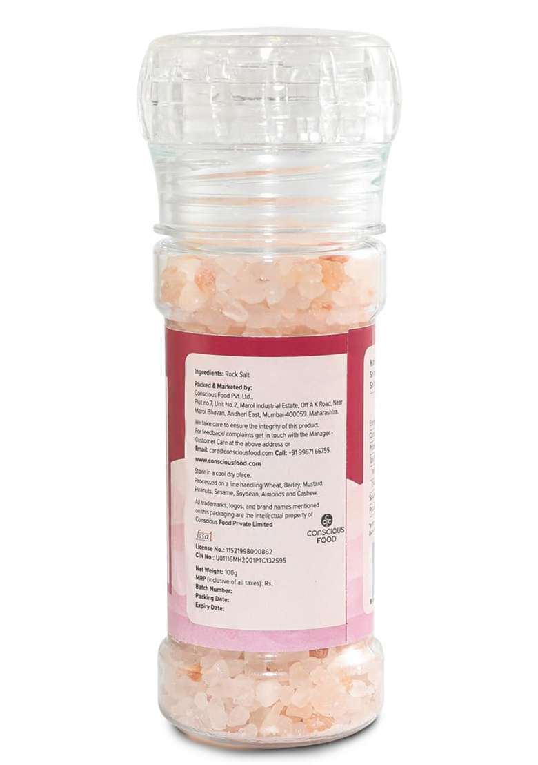 Currygram Himalayan Rock Salt And Black Pepper Grinder Combo | Of 100G 50G Unprocessed Pure & Natural Sendha Namak, Kali Mirch - Indya