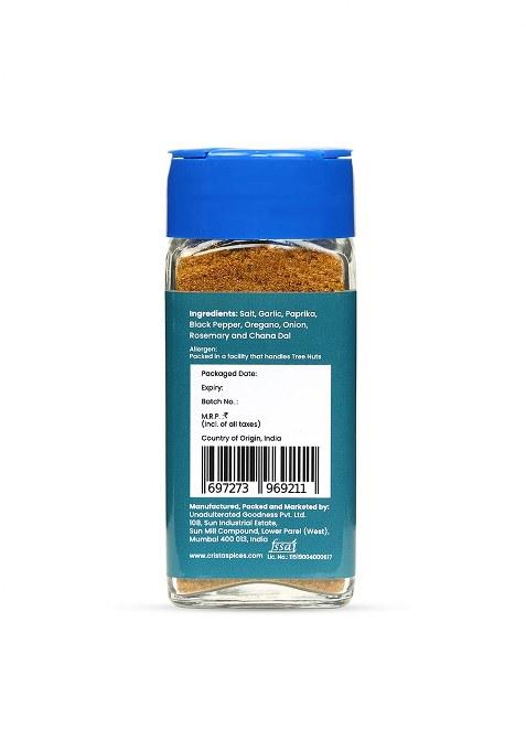 Crista 50 Gms Grilled Vegetable Seasoning | Bbq Mixed Spices Blend Multipurpose, Fresh & Flavourful Zero Added Colours, Fillers, Additives Preservatives Vegan