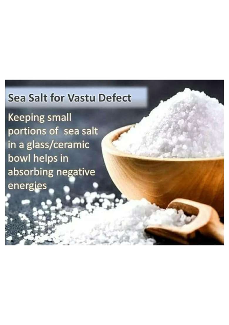 Organic One Vastu Sea Salt - 1 Kg | Of Wellness Removes Negative Energy - Indya