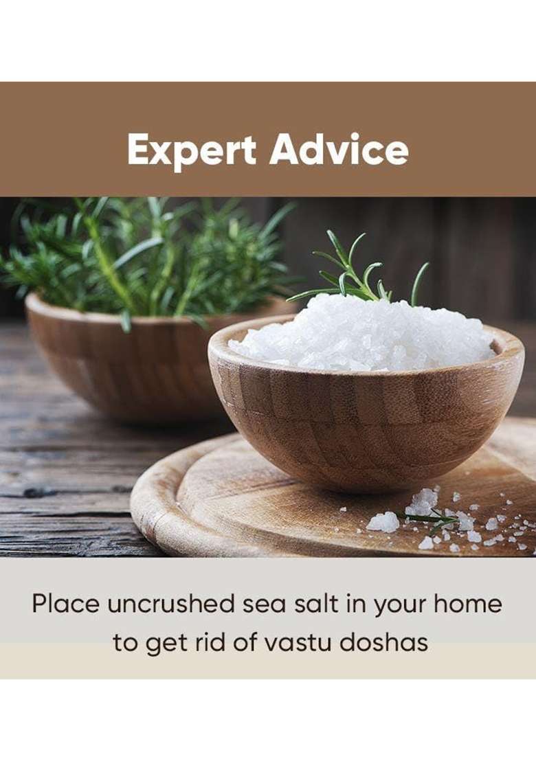 Organic One Vastu Sea Salt - 1 Kg | Of Wellness Removes Negative Energy - Indya