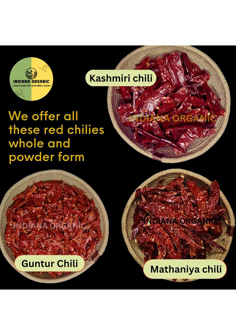 Indiana Organic Mathania Whole Red Chili