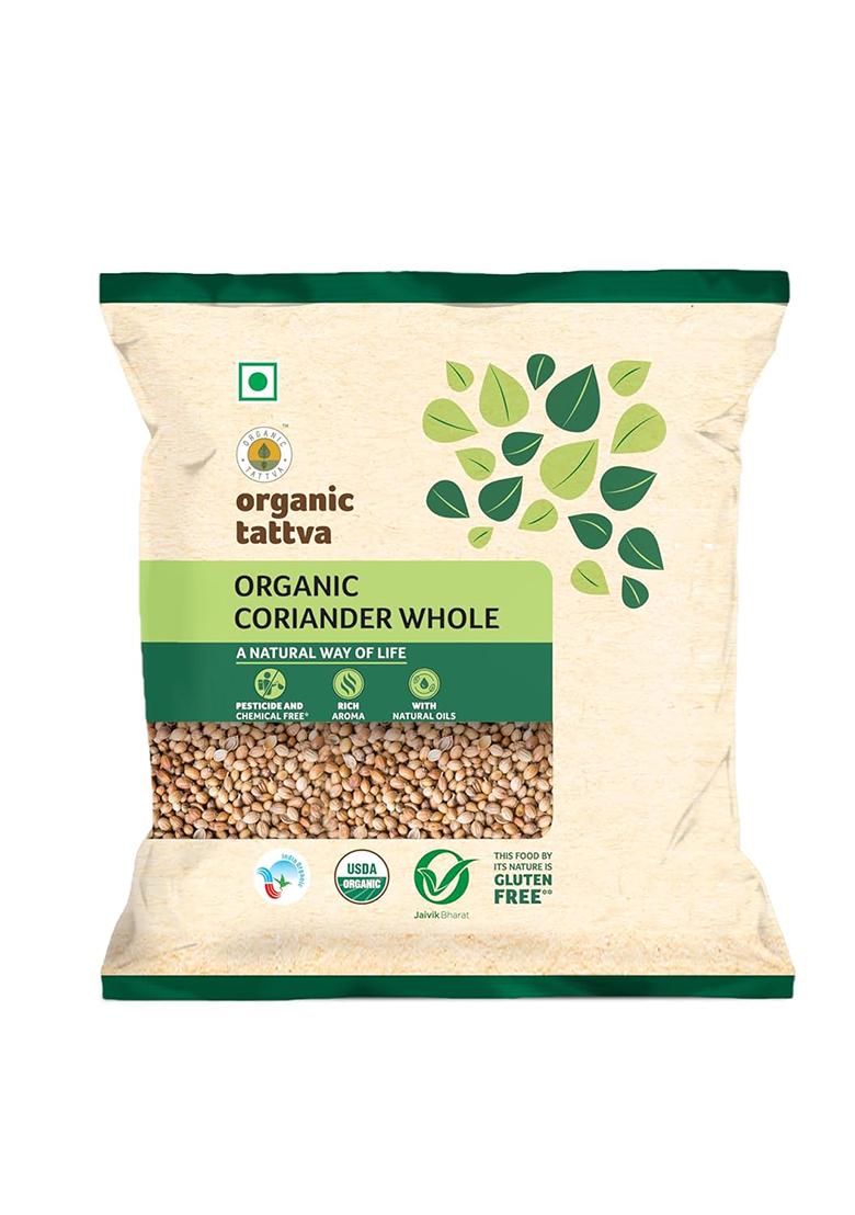 Organic Tattva Tattva, Coriander (Dhaniya) Whole/Sabut