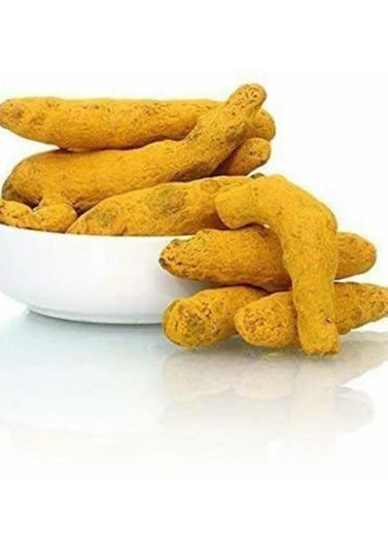 Pure Empire Organic Turmeric Haldi Sticks | Whole Dried Sabut High Curcumin Antioxidant & Anti-Inflammatory Natural, Pure, Chemical-Free Ideal For Cooking, Eating, Drinking Herbal Remedy Skin Health (500G)