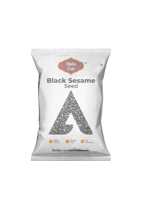 Alpha Pure Black Sesame Seeds Til Whole Spices 1Kg