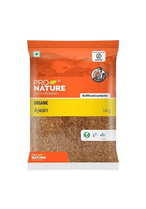Pro Nature 100% Organic Ajwain Seeds, 100 G