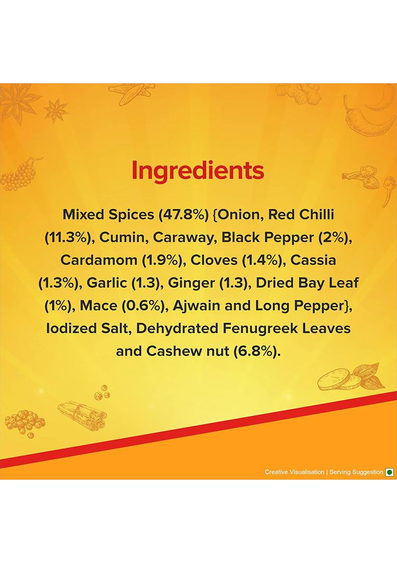 Aashirvaad Paneer Masala, 100G, Blended Spice For Authentic Taste And Colour