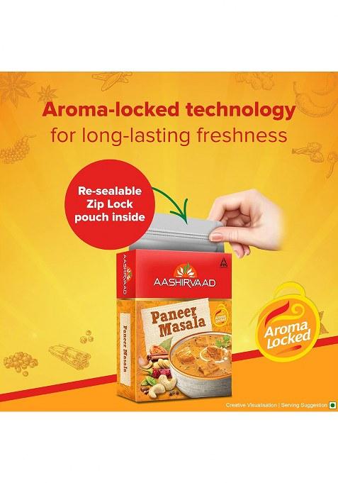 Aashirvaad Paneer Masala, 100G, Blended Spice For Authentic Taste And Colour