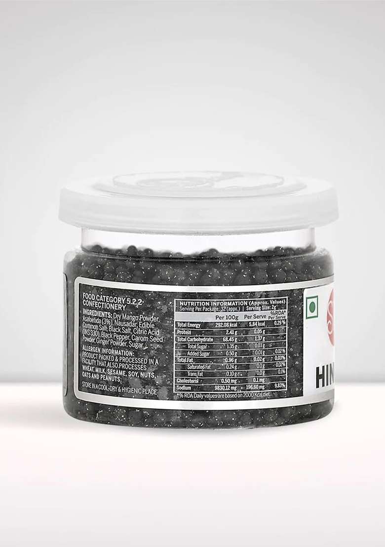 Shadani Hing Dana Can (65G)| Pachak Special | Asafoetida Digestive Goli Relieve Gas Acidity Churan Tangy & Spicy Candy Traditional Indian With Spices - Indya