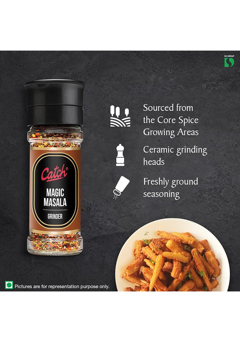 Catch Spices Magic Masala 40G Glass Bottle With Grinder