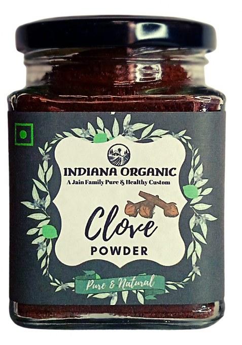 Indiana Organic Clove Powder | Laung Packed On Order Fresh Zero Added Colours, Fillers, Additives & Preservatives 100 Gram