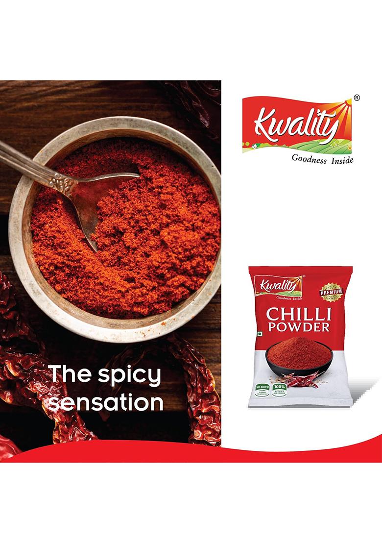 Kwality Chilli Powder, Lal Mirchi Authentic Spicy Kick. (200G)