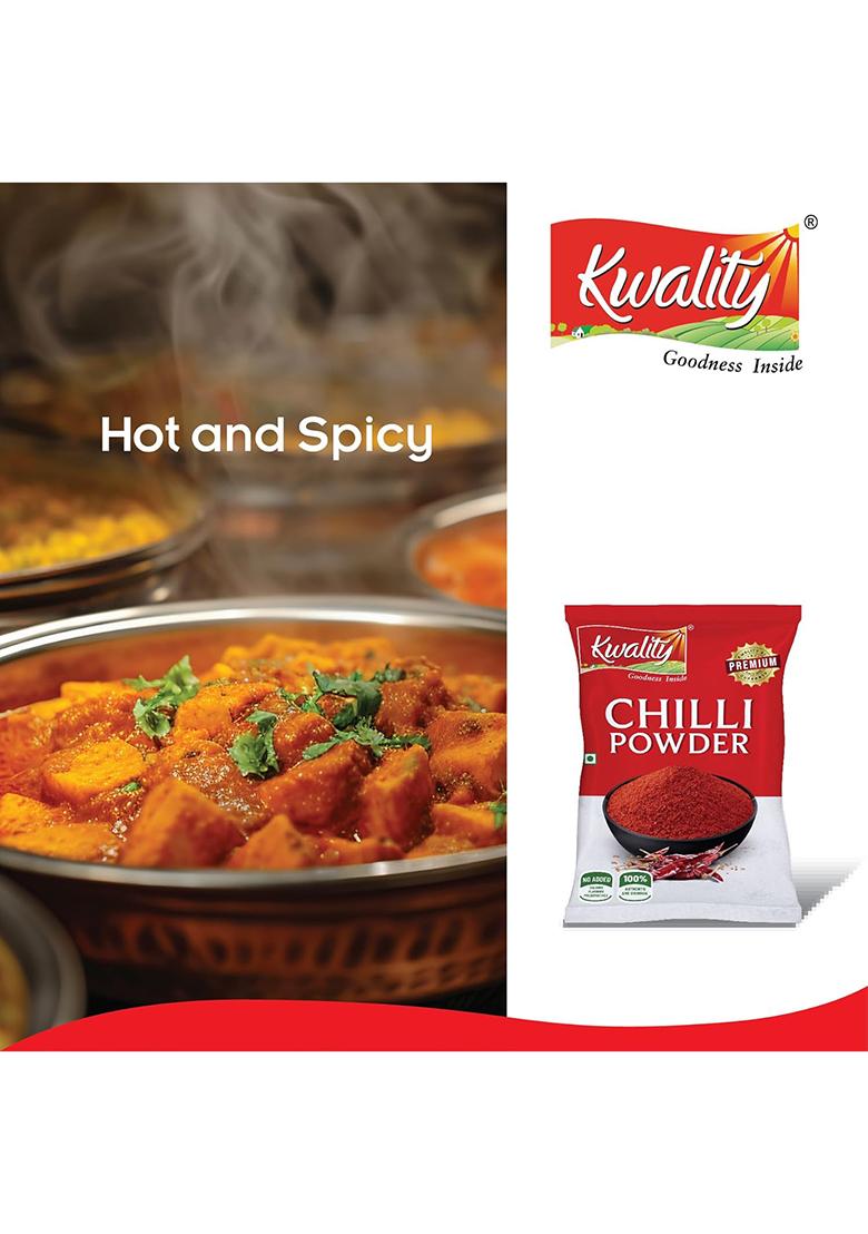 Kwality Chilli Powder, Lal Mirchi Authentic Spicy Kick. (200G)