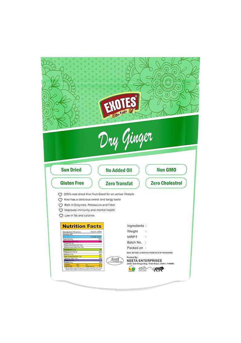 Exotes Saunth/Dry Ginger -1Kg (4*250G) - Indya