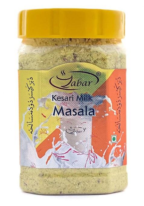 Zabar Kashmiri Kesari Milk Masala 100G Premium Saffron & Spice Blend 100% Natural, Aromatic Flavorful Traditional Drink Mix