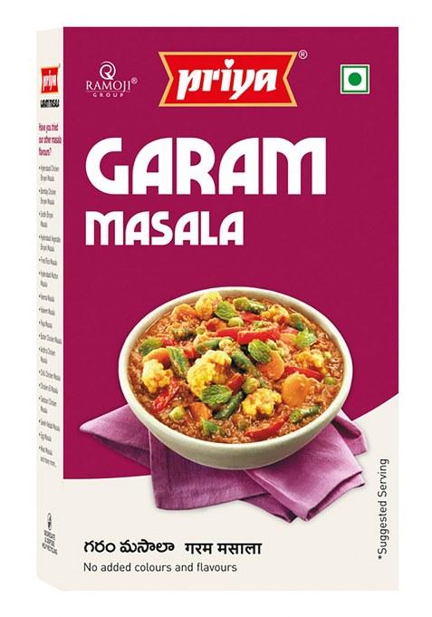 Priya Garam Masala Powder, Total 400Gm I 100G Each (Pack Of 4) Authentic, Aromatic, Flavourful Spice