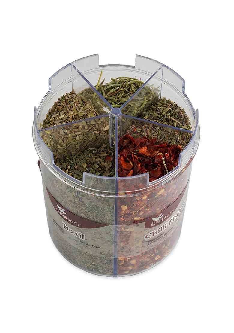 Blossom Mixed Herbs | Chilli Flakes (5 In 1 Seasoning Mix), 104 Gm