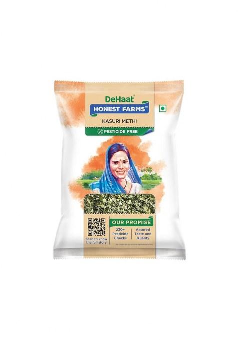 Dehaat Honest Farms Pesticide Free Kasuri Methi, Whole - 25 Gm