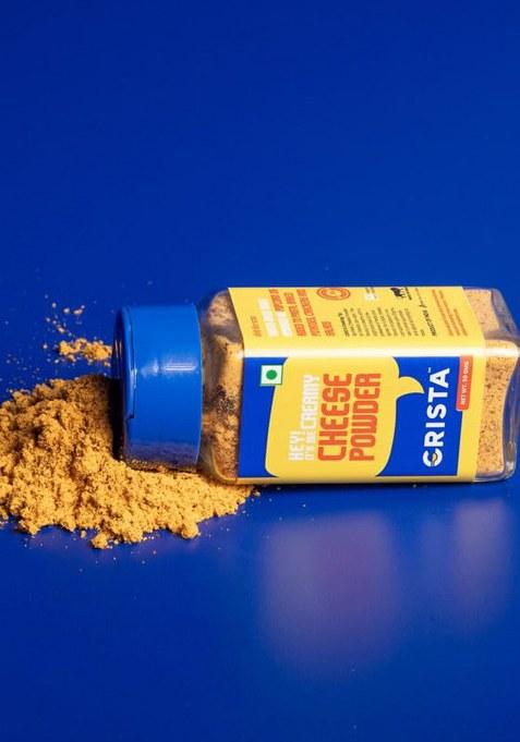 Crista Creamy Cheese Powder 50 Gms| Popcorn Seasoning | For Popcorn, Pasta, Fries & Pizza