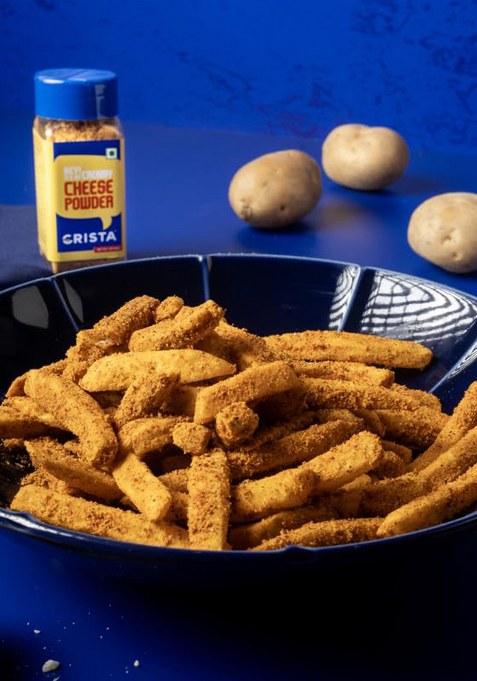 Crista Creamy Cheese Powder 50 Gms| Popcorn Seasoning | For Popcorn, Pasta, Fries & Pizza