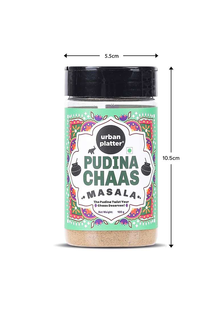 Urban Platter Pudina Chaas Masala, 100G (Everyday Refreshment Essential | Digestive-Friendly Additive & Preservative-Free) - Indya
