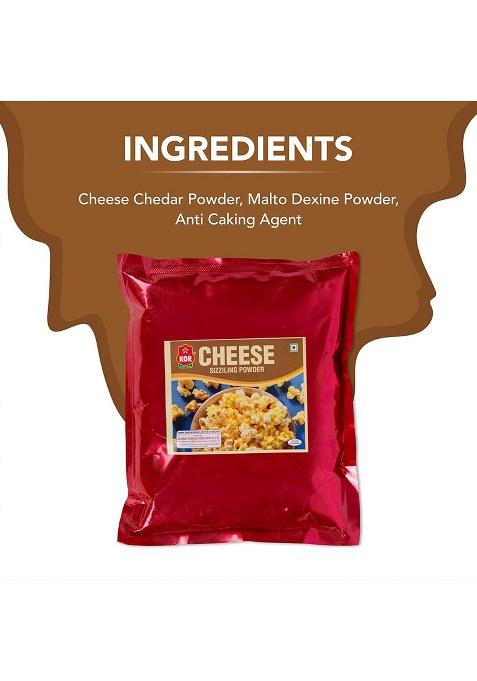 Kor Seasoning Cheese Powder (400 Grams) / For Popcorn Seasoning, Nachos, Pasta, Pizza, Sprinkle On French Fries