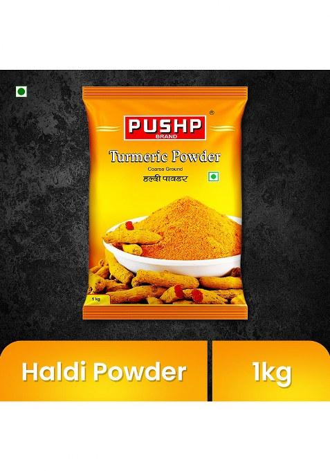 Pushp Brand Turmeric Powder | Haldi Pure & Natural No Additives Or Preservatives 1Kg