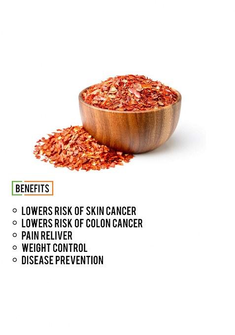 Chef Urbano Chilli Flakes 100 G | Natural Dried Red Chilly Aromatic Spicy Pizza / Pasta Seasoning Premium Herbs And Spices Glass Bottle