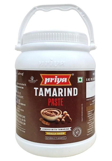 Priya Combo Pack-Tamarind Paste 1Kg,Premium Sambar Powder 100G (Pack Of 2),Premium Rasam I Total 1300Gm | Imli With Tamarind Pulp Authentic Aroma And Flavour For Cooking